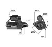 MOTORINO AVVIAMENTO EM250Q CS 1404 20-100-01047 CST14115 0 986 017 060 31268033