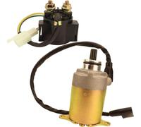 Motorino Avviamento Motorino Di Avviamento E Relè Solenoide Per GY6 Motore 125CC 150CC ATV Scooter Ciclomotore Dirt Bike Go Kart Motorini D'Avviamento