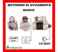 MOTORINO AVVIAMENTO NUOVO FIAT SIENA 1.2 DAL 1998 KW54 CV73 CC1242 178B5.000