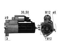 ERA Motorino avviamento 220721A – Compatibile con Audi A4 Avant (8E) 2004-> 2.0 100kW 136CV TDI