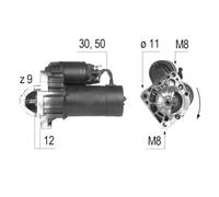 MOTORINO AVVIAMENTO COMPATIBILE Fiat Brava (182)(1995->) 1,6 - 66kw 89cv 16v (18