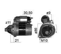MESSMER Starter 1 Kw Adatto A per Ford Ecosport Fiesta VII 1.1 1.0 Ecoboost