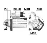 MOTORINO AVVIAMENTO COMPATIBILE Nissan Micra (k13k/kk)(2010->) 1,2 - 59kw 80cv