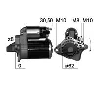 ERA Anlasser Starter 1,1kW per Renault Clio III Modus Grand Modus Twingo II