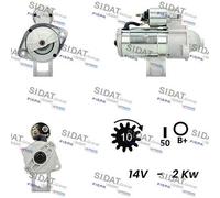 Motorino avviamento SIDAT S12VA0024A2