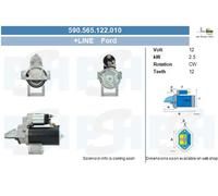Motorino d\'avviamento BV PSH 2,5kW - 590.565.122.010 per FORD TRANSIT 2.2 TDCi