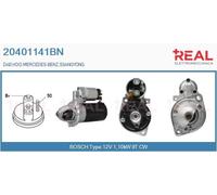 Motorino d'avviamento 20401141BN REAL per MERCEDES-BENZ DAEWOO SSANGYONG