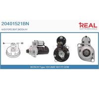 Motorino d'avviamento 20401521BN REAL per AUDI VW FORD SEAT SKODA