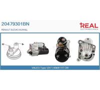 Motorino d'avviamento 20479301BN REAL per RENAULT SUZUKI