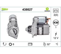 Motorino d'avviamento 438027 VALEO per MERCEDES-BENZ