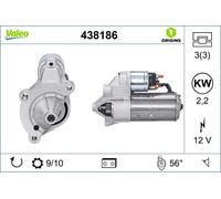 Motorino d'avviamento 438186 VALEO per FIAT CITROËN PEUGEOT