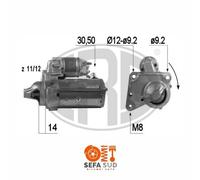 MOTORINO D'AVVIAMENTO ERA 220429A CITROEN PEUGEOT 1.4 1.6 HDI