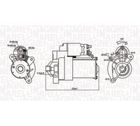 Magneti Marelli 063720594010 Motorino Avviamento Fiat, Lancia, Ctr
