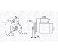 MAGNETI MARELLI 063721242010 Motorino avviamento