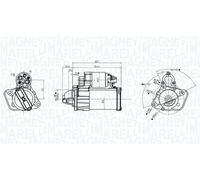 MAGNETI MARELLI 063726375010 Motorino avviamento