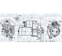 Motorino d'avviamento MAGNETI MARELLI per Peugeot, Citroën, Fiat