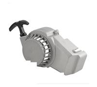 Motorino D'avviamento Parte In Alluminio Per Avviamento A Strappo Per Motore A 2 Tempi 47cc 49cc Pocket Bike Per Mini Moto Dirt ATV Quad 4 Ruote Starter motor(D'argento)