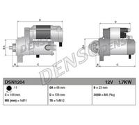 STRS484U Motorino d'avviamento (3 EFFE GROUP)