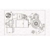 Motorino d'avviamento per AUDI SEAT SKODA VW A3 ALTEA ALTEA XL CORDOBA FABIA GOL