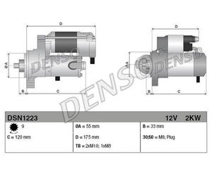 Motorino d'avviamento PER Lexus SC Cabrio 430 210 KW 286 CV