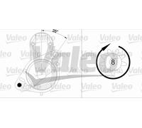 MOTORINO D'AVVIAMENTO RIGENERATO 23300-1F770 PER NISSAN MARCH III 1.2 16V NOTE