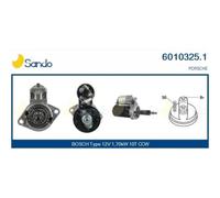 Motorino D'avviamento Sando 6010325.1 per Porsche