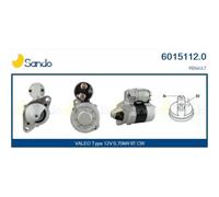 Motorino di avviamento Senso rotazione orario CST15112AS CASCO per RENAULT DACIA