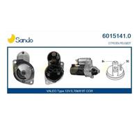 Motorino D'avviamento Sando 6015141.0 per Citroën/peugeot
