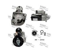 Motorino D'avviamento Sidat S12BH0003 per Alfa Romeo Citroën Daf Fiat Lancia