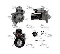 Motorino D'avviamento Sidat S12BH0005 per Alfa Romeo Citroën Fiat Lancia Opel