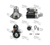 Motorino D'avviamento Sidat S12BH0033A2 per Alfa Romeo Fiat Lancia Opel Suzuki