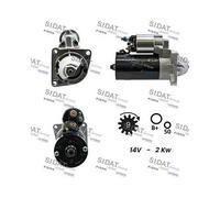 Motorino D'avviamento Sidat S12BH0074A2 per Alfa Romeo Fiat Lancia