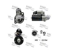 Motorino D'avviamento Sidat S12BH0169 per Audi Seat Skoda VW Vag