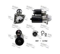 SIDAT S12BH0183A2 Motorino avviamento