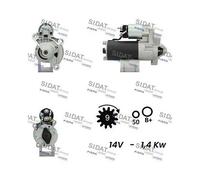 Motorino D'avviamento Sidat S12BH0613A2 per Citroën Peugeot Citroën/peugeot