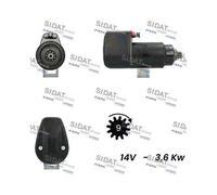 Motorino D'avviamento Sidat S12BH0777A2 per Alfa Romeo Fiat Lancia Simca Steyr