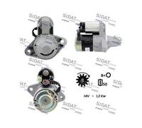 Motorino D'avviamento Sidat S12GN0884 per Piaggio
