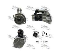Motorino D'avviamento Sidat S12HT0034A2 per Nissan Hitachi