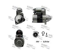 Motorino D'avviamento Sidat S12MA0050A2 per Mercedes Benz Mercedes Benz Smart