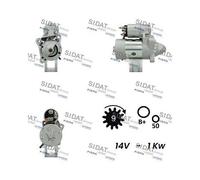 Motorino D'avviamento Sidat S12MA0659A2 per Alfa Romeo Fiat Lancia