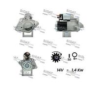 Motorino D'avviamento Sidat S12MH0218 per Alfa Romeo Fiat Lancia Mitsubishi Opel