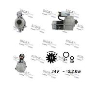 Motorino D'avviamento Sidat S12MH0576A2 per Mitsubishi Nissan