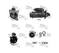 Motorino D'avviamento Sidat S12ML0370A2 per Ford Khd Case Ih New Holland