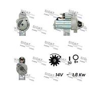 SIDAT S12VA0026A2 Motorino avviamento