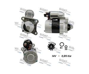 Motorino D'avviamento Sidat S12VA0061A2 per Mitsubishi Nissan Renault
