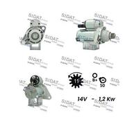Motorino D'avviamento Sidat S12VA0632A2 per Audi Seat Skoda VW Vag