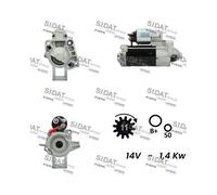 Motorino D'avviamento Sidat S12VA0744 per Volvo