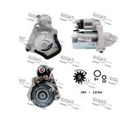 Motorino D'avviamento Sidat S12VA0787A2 per Mitsubishi Nissan