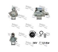 Motorino D'avviamento Sidat S12VS0022 per Ford Mazda Opel Volvo Hitachi