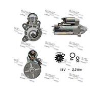 Motorino D'avviamento Sidat S12VS0023A2 per Ford